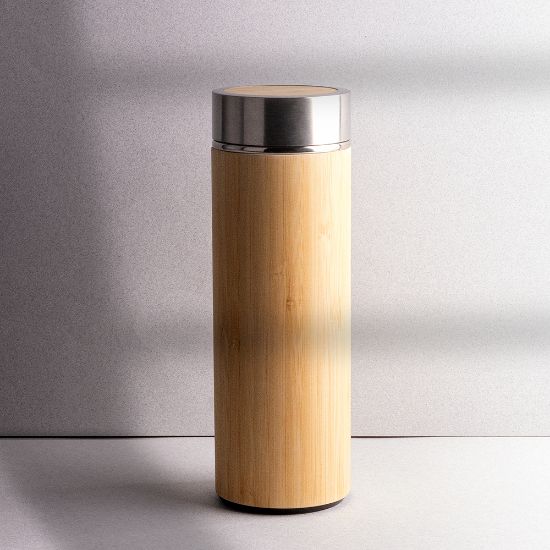 Picture of Double Wall Bamboo Flask