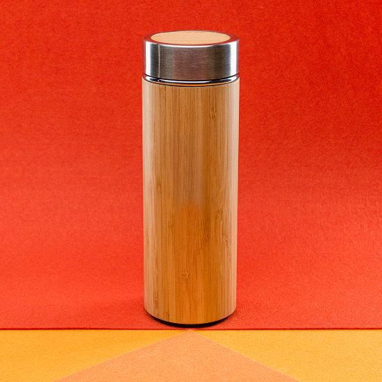 Picture of Double Wall Bamboo Flask