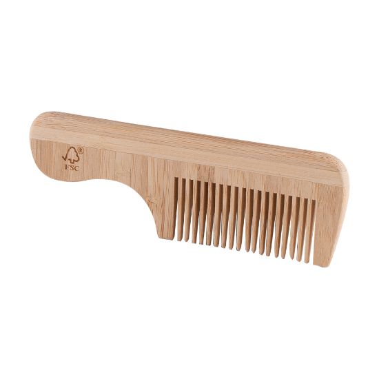 Picture of Hair Comb In Wood Jester