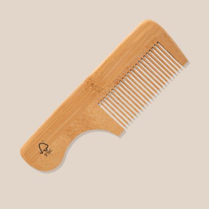Picture of Hair Comb In Wood Jester